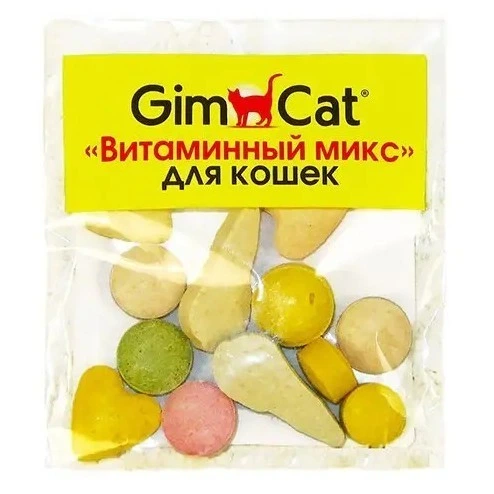 Вітаміни GimCat для котів ГімКет Вітамінний мікс таблетки 12 шт
