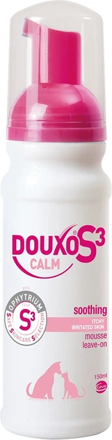 Лікувальний мус Ceva Douxo S3 Calm від свербіння та подразнення шкіри для собак і котів 150 мл