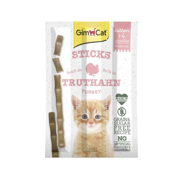 Ласощі GimCat для кошенят палички ГімКет Стікс 3 по 3г арт.420844/420448