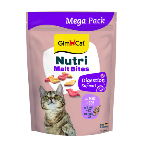 Вітаміни GimCat NUTRI MALT BITES для дорослих котів для виведення грудок шерсті 1 пак