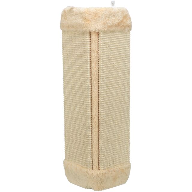 Дряпка Trixie для котів кутова із сизалю/плюшева коричнева 32*60см арт.43431