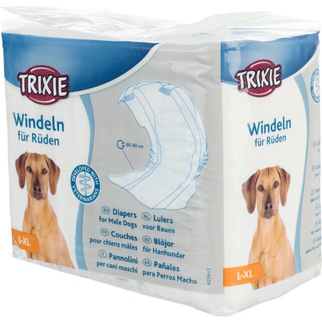 Підгузки Trixie для кобелів L-XL 60-80см 1 шт