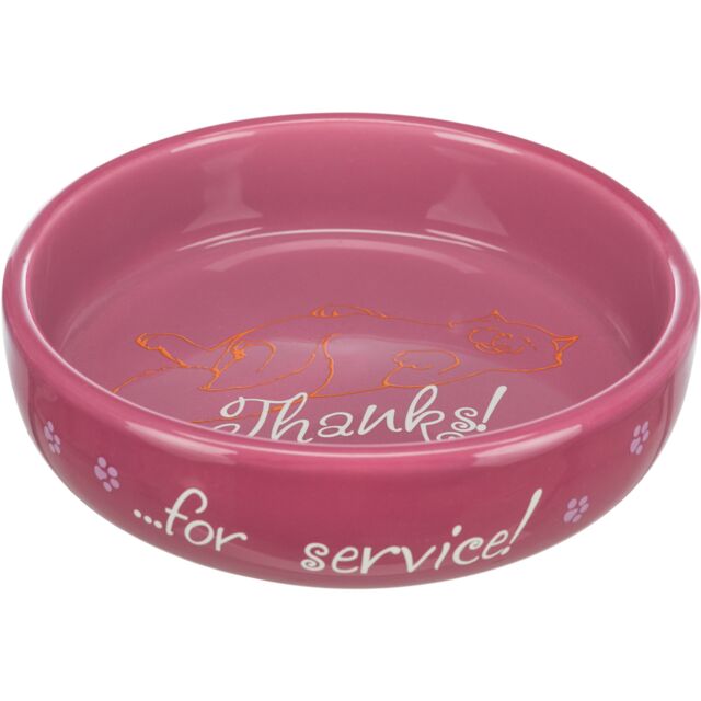 Миска Trixie для котів коротконосих порід керамічна 15см 0.3л арт.24795