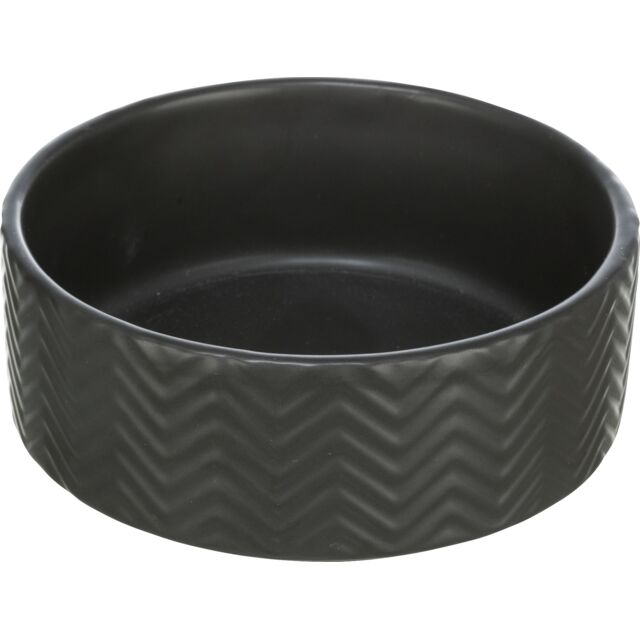 Миска Trixie для собак керамічна чорна 0.4л
