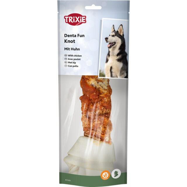 Кісточка Тліхіе для чищення зубів Denta Fun натуральна шкіра 25см 220г арт.31320