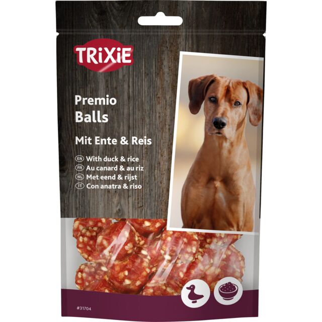 Ласощі Trixie для собак кульки з качкою и рисом 80 гр