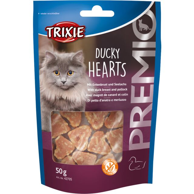 Ласоші Trixie для котів Преміо качка/минтай 50г