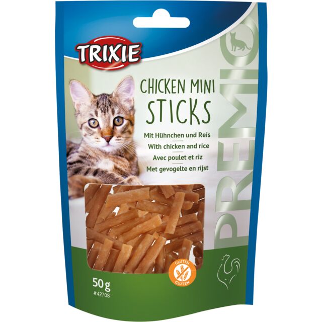 Ласощі Trixie для котів курка рис 50 гр