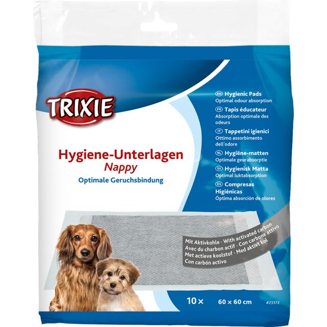 Пелюшки Trixie з активованим вугіллям для собак 60х60