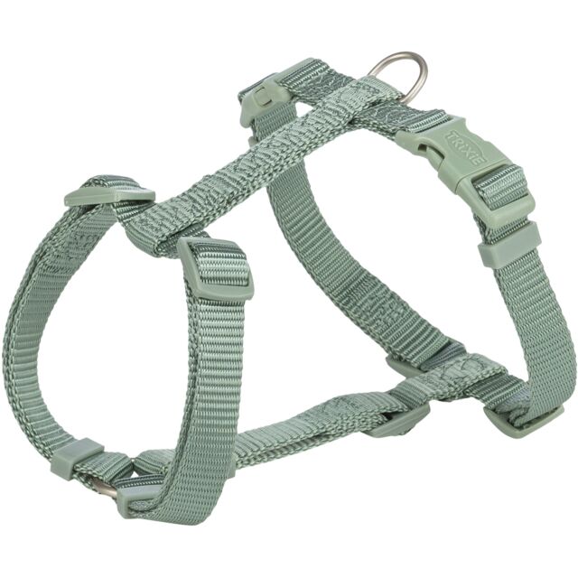 Шлея Trixie Premium H-harness для собак XXS–XS 20–32 см 10 мм світло-зелена арт 204834