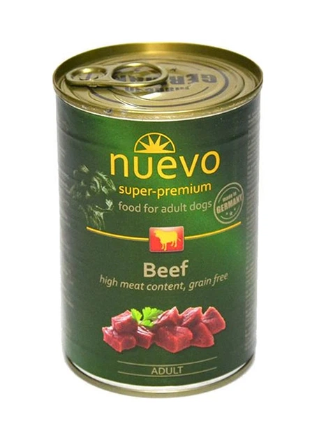 NUEVO ADULT з яловичиною, для собак, 400г