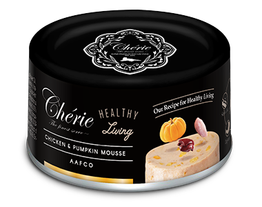 Cherie 80g Healthy Living Мус з курки та гарбуза для котів