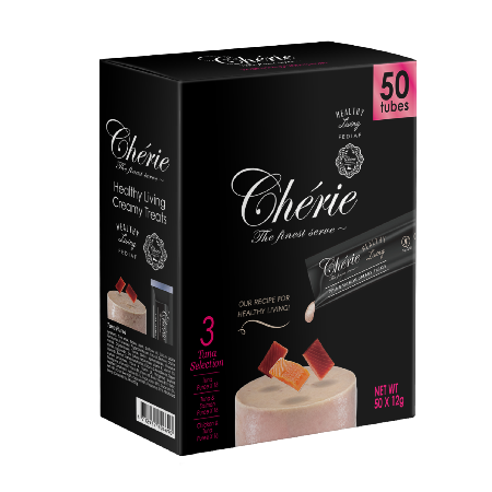 Набір кремових Cherie Healthy Living Creamy Treat (Mega пюре на основі тунця для котів х12 г