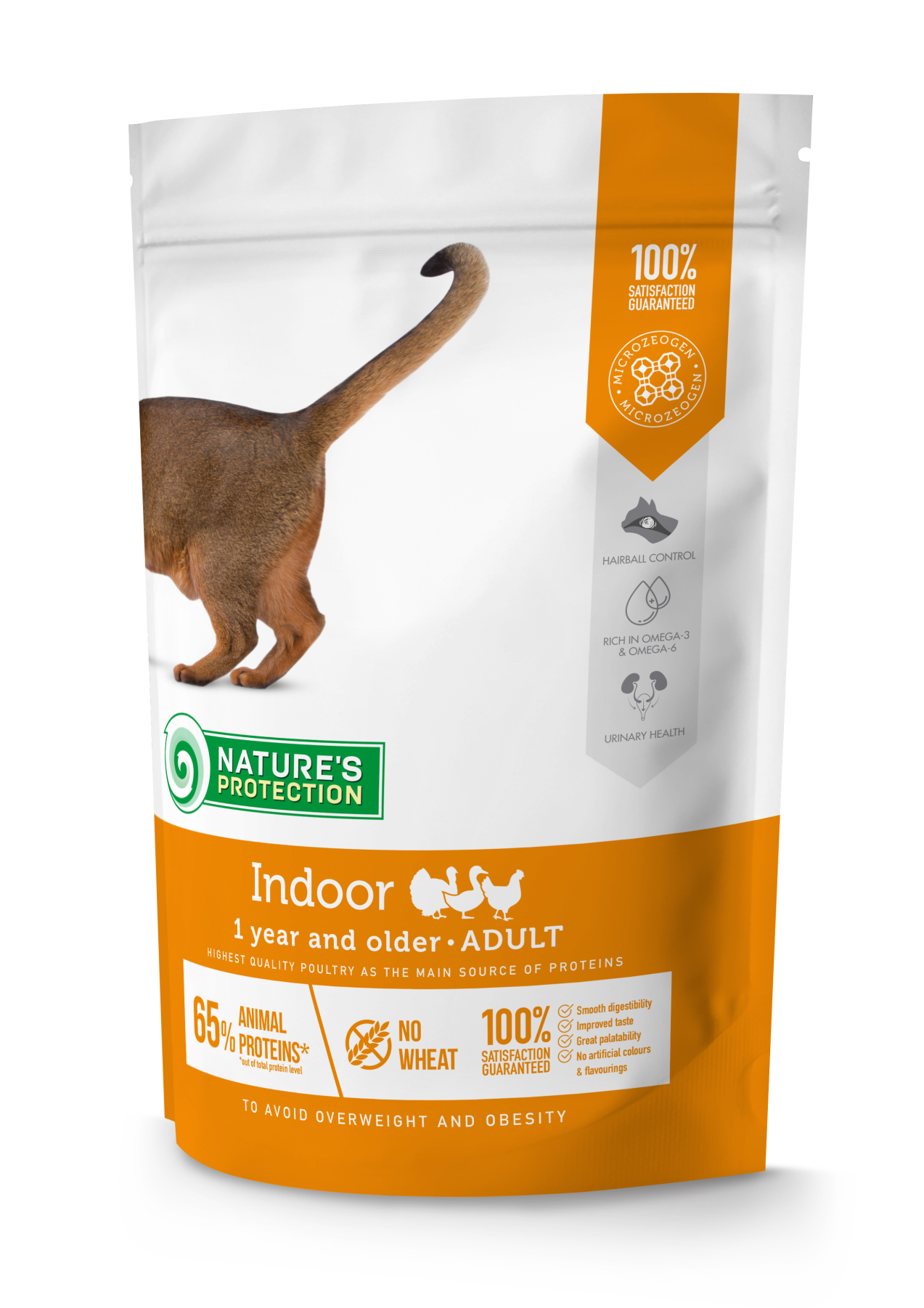 Natures Protection корм для котов индор 400 гр