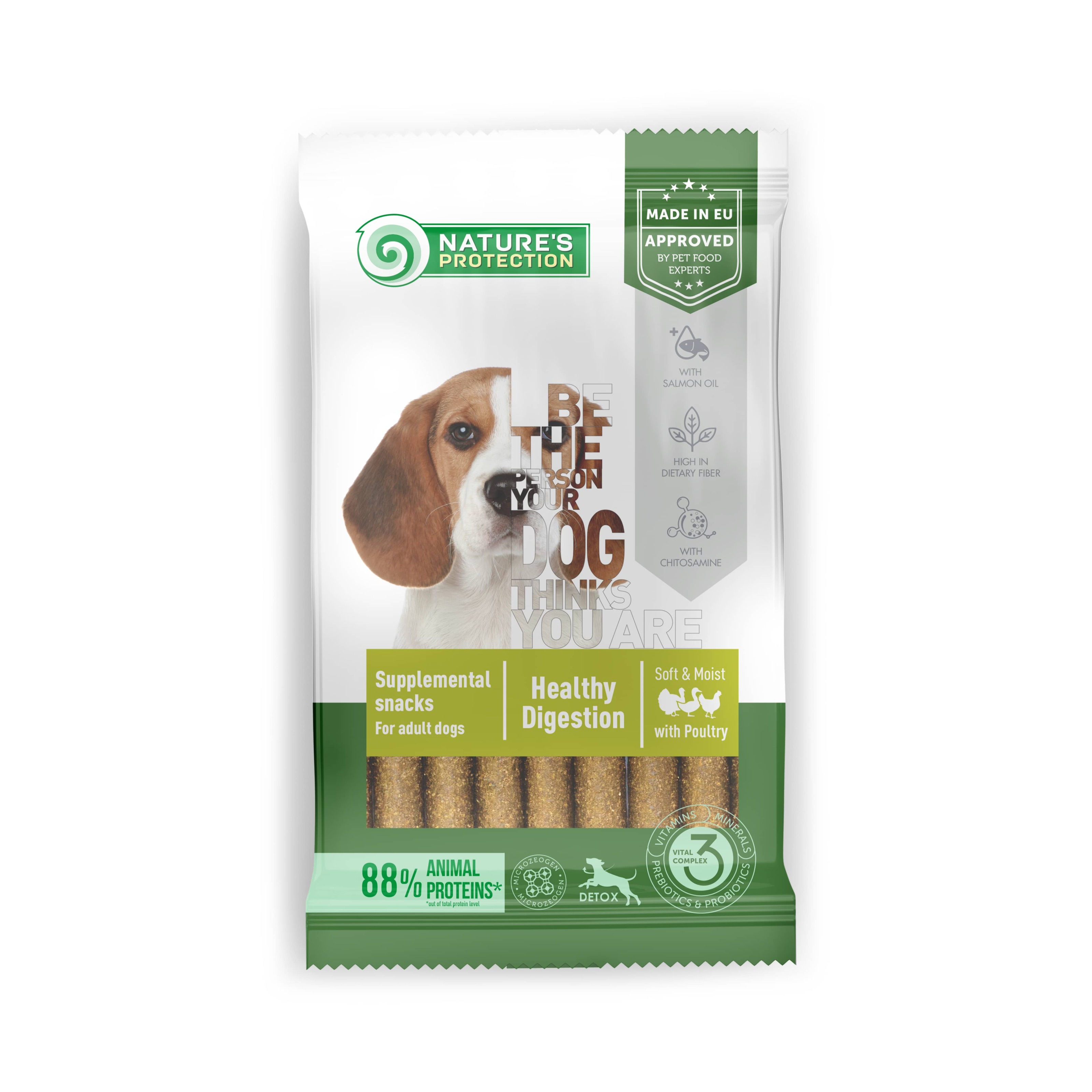 Natures Protection ласощі для собак стики из кролика 110 гр