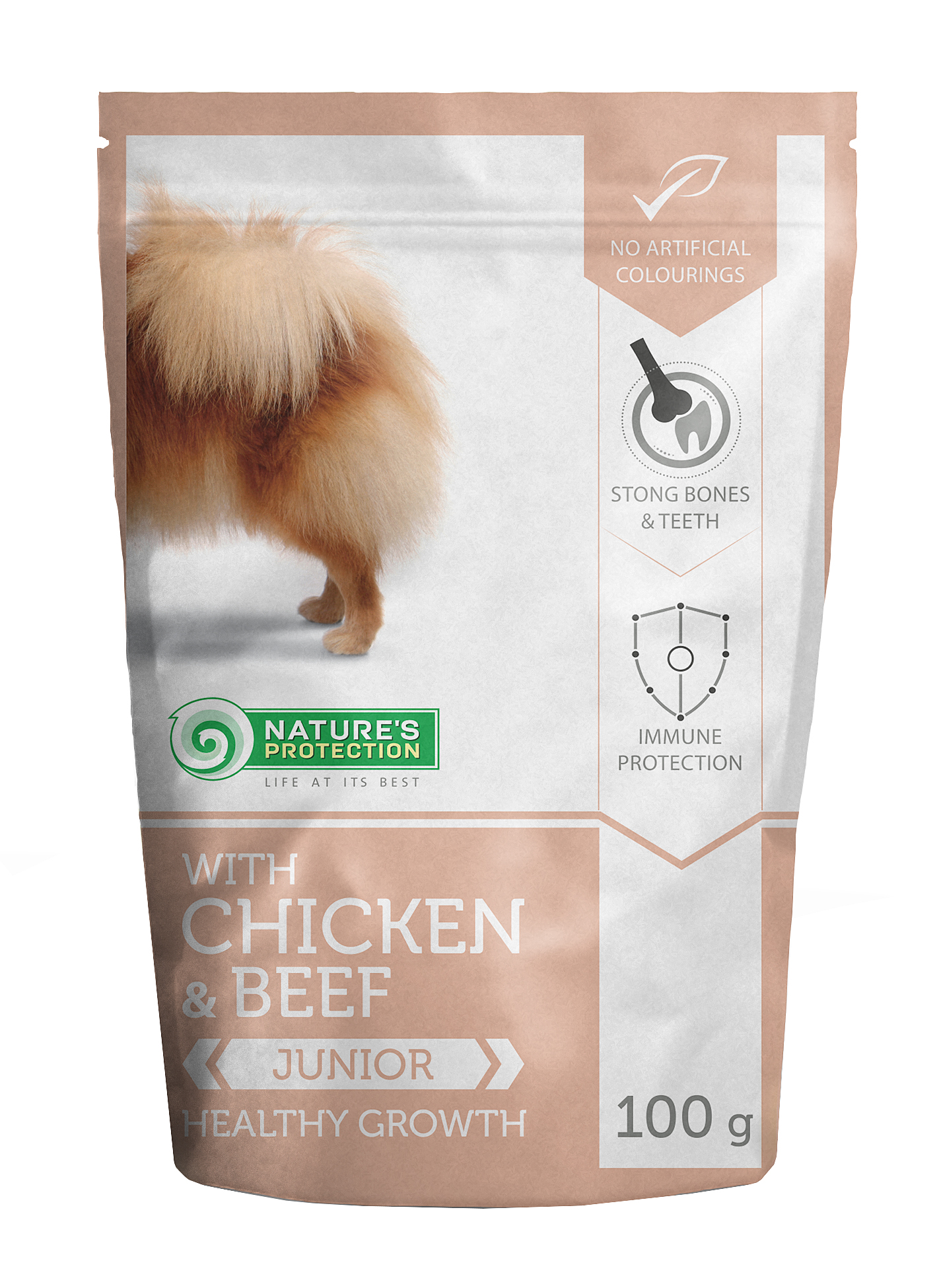 Natures Protection вологий корм для собак з куркою та ягням 100 г