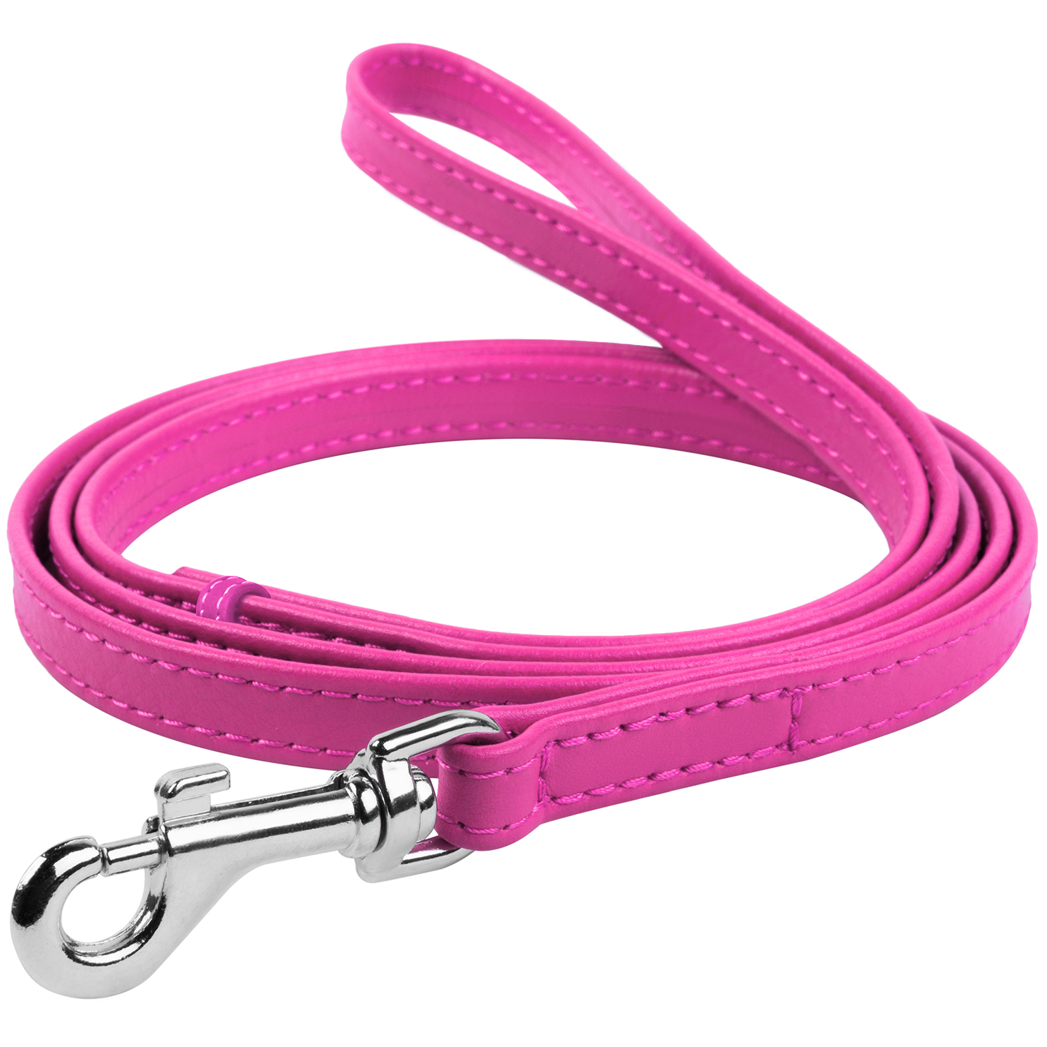 Поводок Collar Glamour розовый 12мм*122см