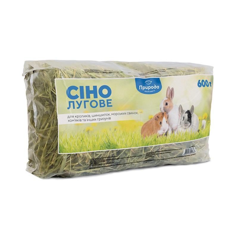 Сіно лугове Природа для гризунів 600г