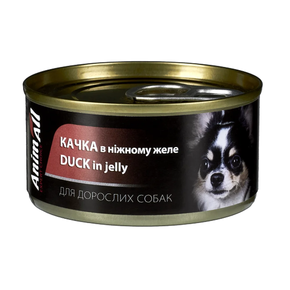 AnimAll,качка в ніжному желе,доросла собака. 85г