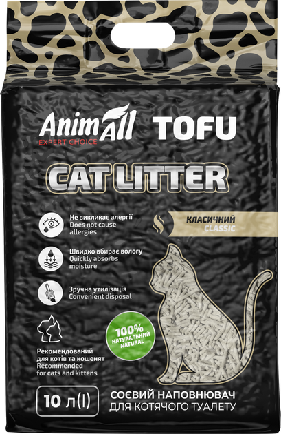 Наповнювач Animall TOFU ТОФФУ класик 10литров
