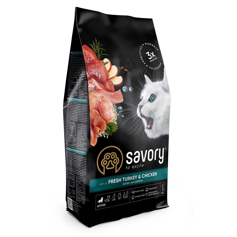 Savory Kitten Chicken with Fresh Turkey 2kg