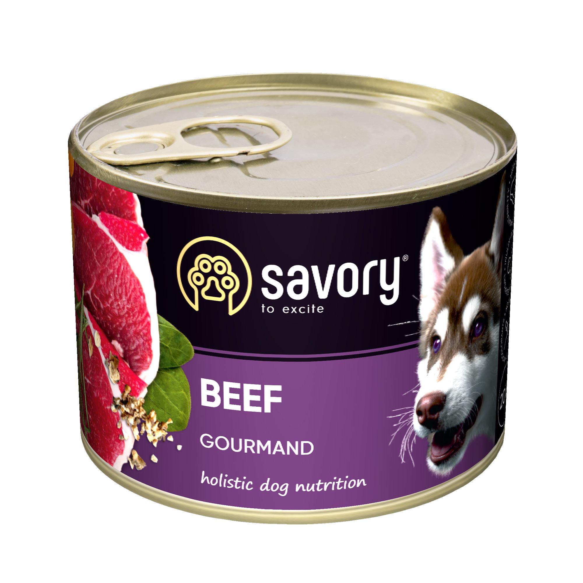 Savory Dog Gourmand говядина k 200g