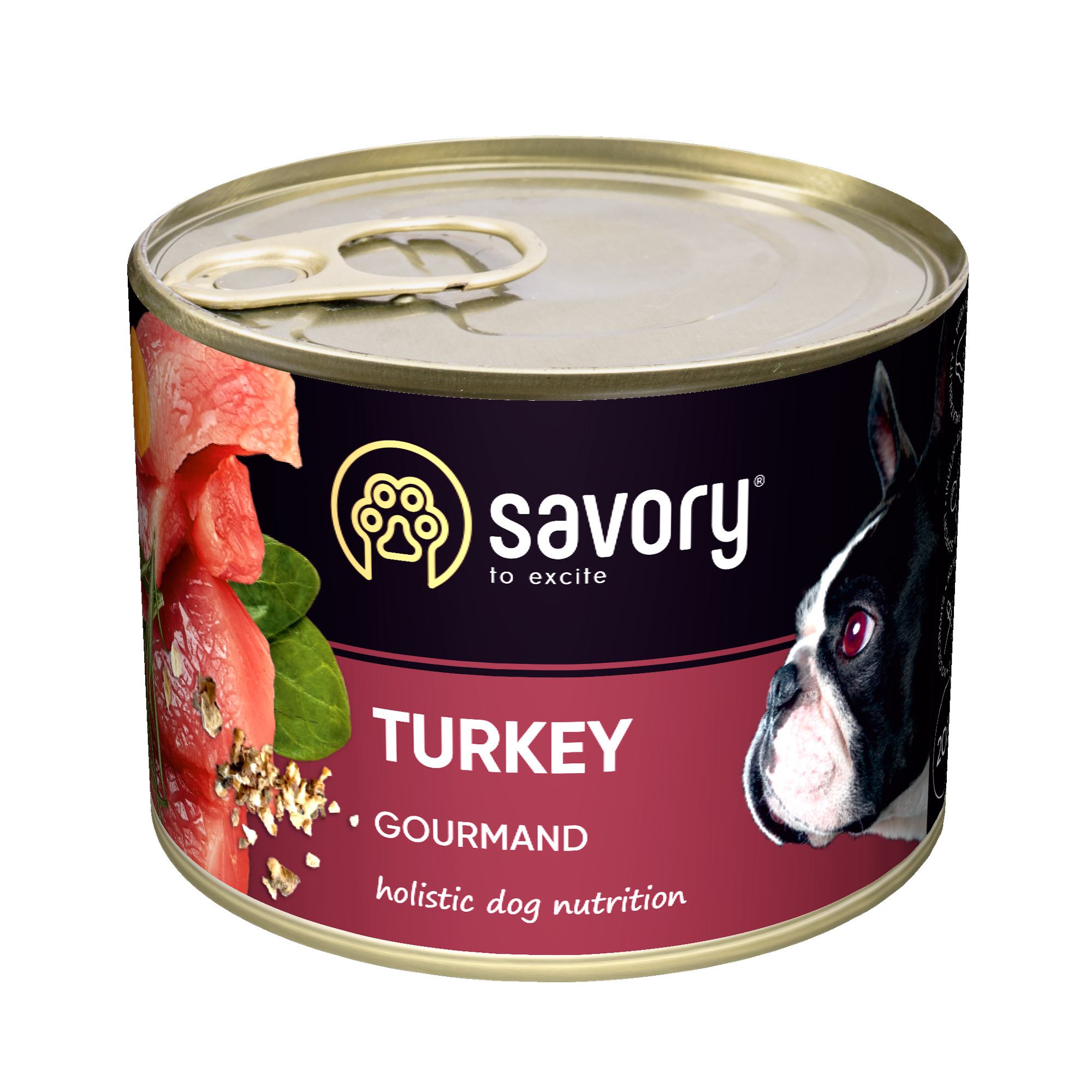 Savory Dog Gourmand индейка k 200g