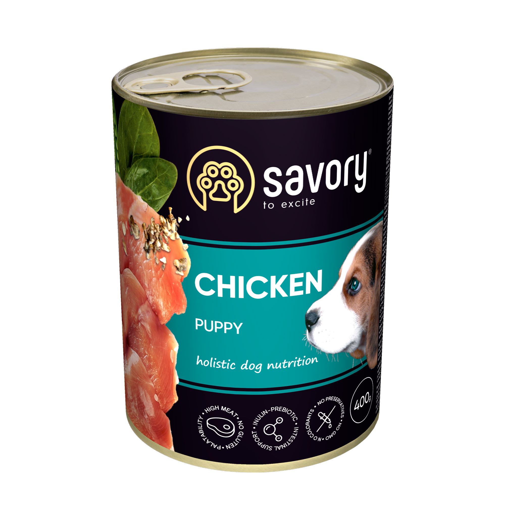 Savory Dog All breeds Puppy курица k 400g