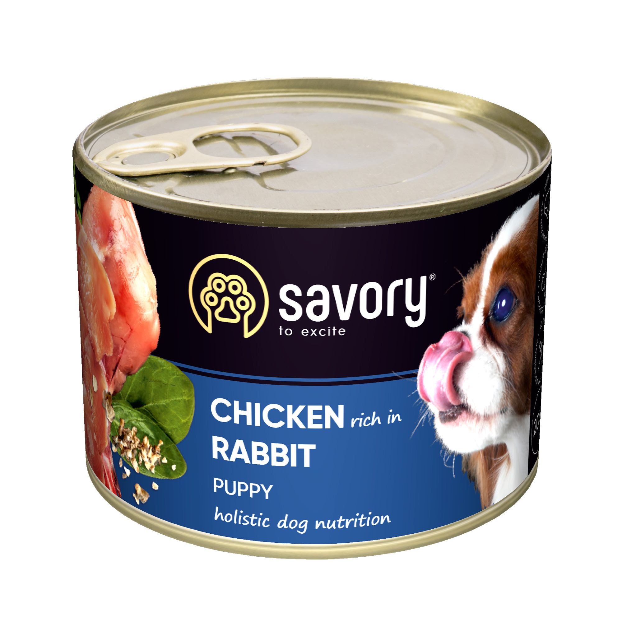 Savory Dog All breeds Puppy с кроликом k 200g