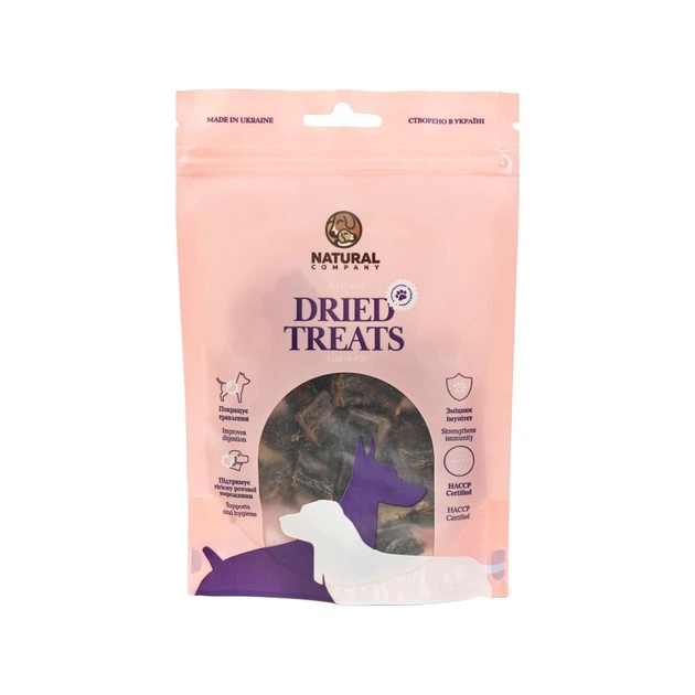 NATURAL Печінка яловича для дресирування 100г
