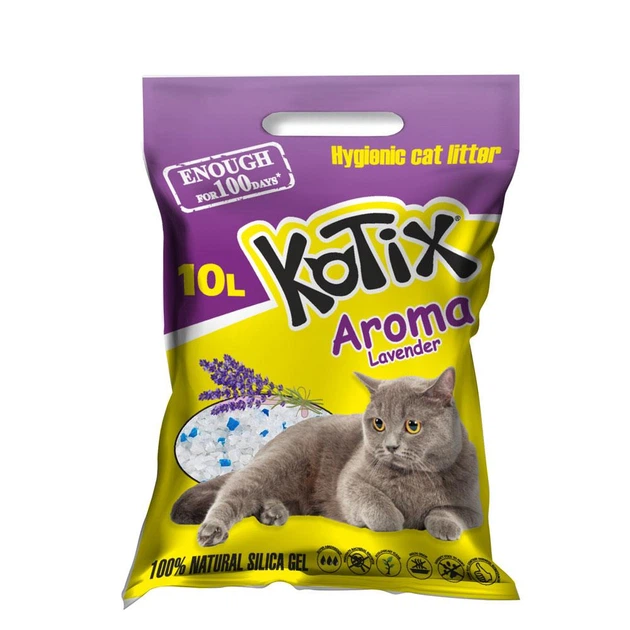 Наповнювач д/туалету KOTIX . 10 L Lavender