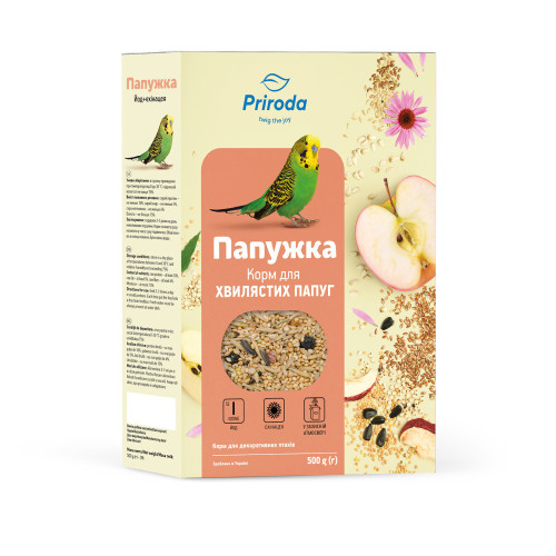 Корм Папужка +Йод +эхинацея 500 гр
