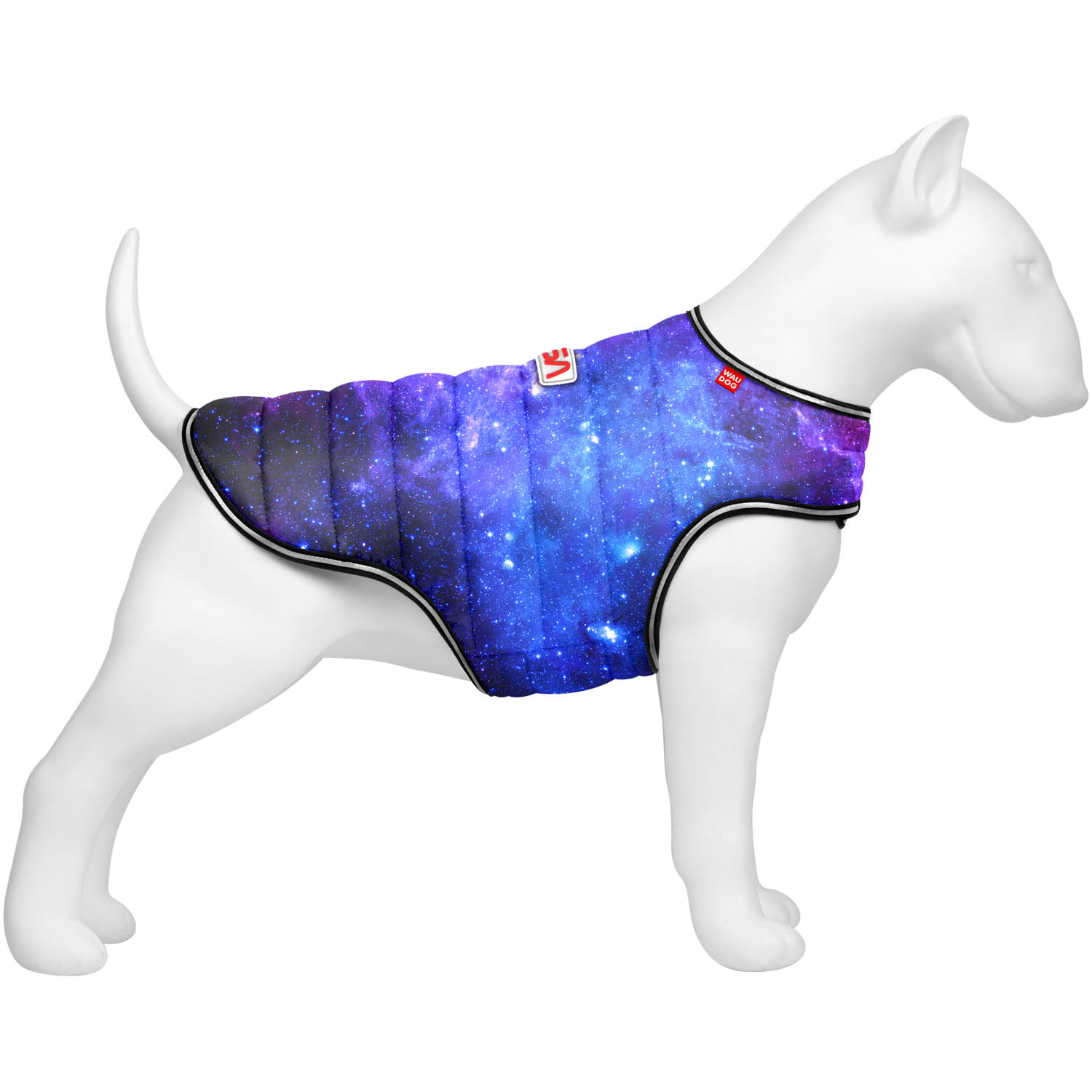 Куртка-накидка для собак WAUDOG Clothes, малюнок "NASA21", L, А 41 см, B 58-70 см, С 42-52 см