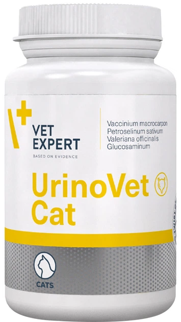 УріноВет Кет Vet Expert підтрим. сеч.тракту котів журавлина.глюкозамін. петрушка.валері