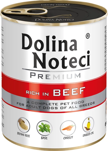 Корм конс.Dolina Noteci Premium для собак з яловичиною, 800 гр