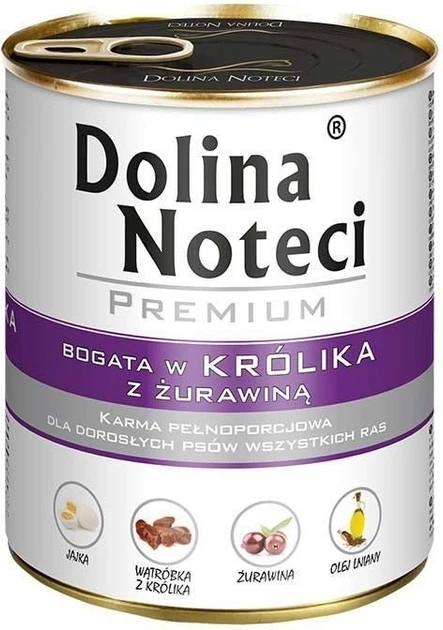 Корм конс. Dolina Noteci Premium для собак з гускою та картоплею, 800 гр