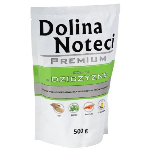Пауч Dolina Noteci Premium для собак з дичиною, 500 гр