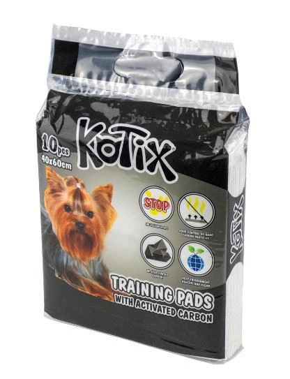 Пелюшки для собак Kotix Premium, з активованим вугіллям 40*60 см 10 шт/уп