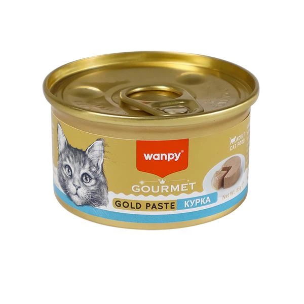 Wanpy КУРКА (Chicken Adult) вологий корм для дорослих котів, паштет. 85 г