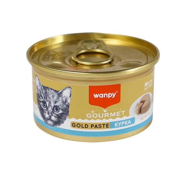 Wanpy КУРКА (Chicken) вологий корм для кошенят, паштет, 85 г