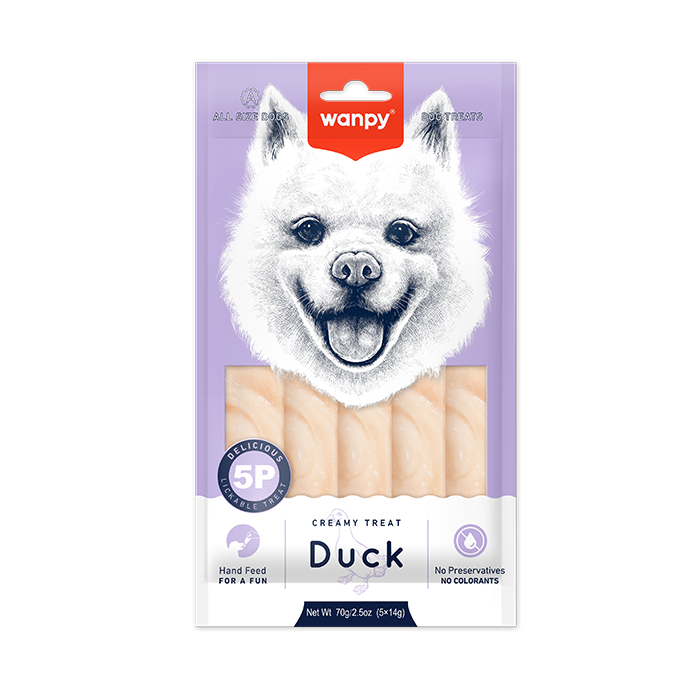 Wanpy КАЧКА (Creamy Duck) рідкі ласощі в стіках для собак 14гх5од