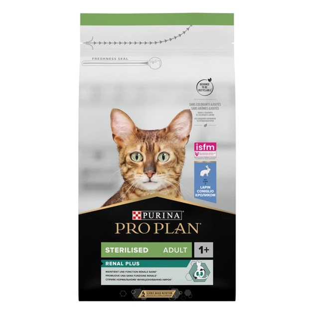 PROPLAN стерелизованный с кроликом для кошек 1.5кг