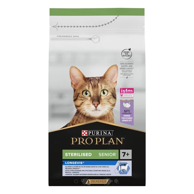 PROPLAN для стерилизованных котов 7+ 1,5кг