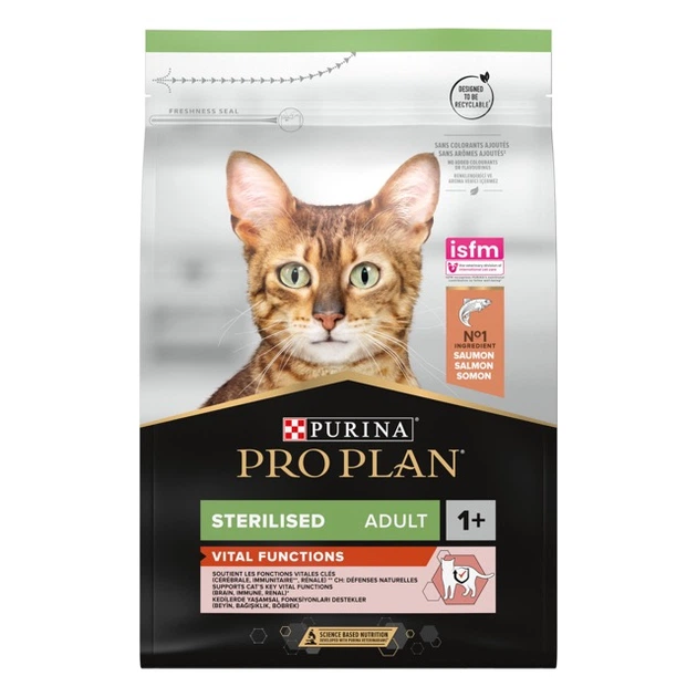 PRO PLAN корм для котів стерил 400 гр лосось