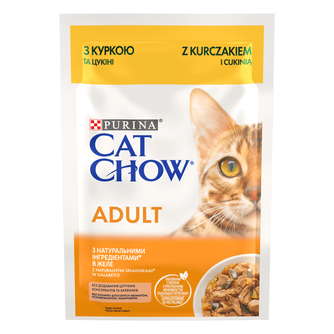 PURINA CAT CHOW курица цукини 85 гр