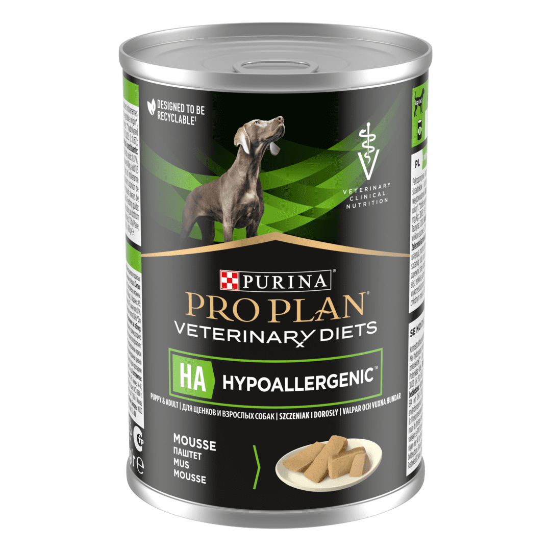 Pro Plan для собак Veterinary Diets HA Hypoallergenic при алергії консерва 400 г