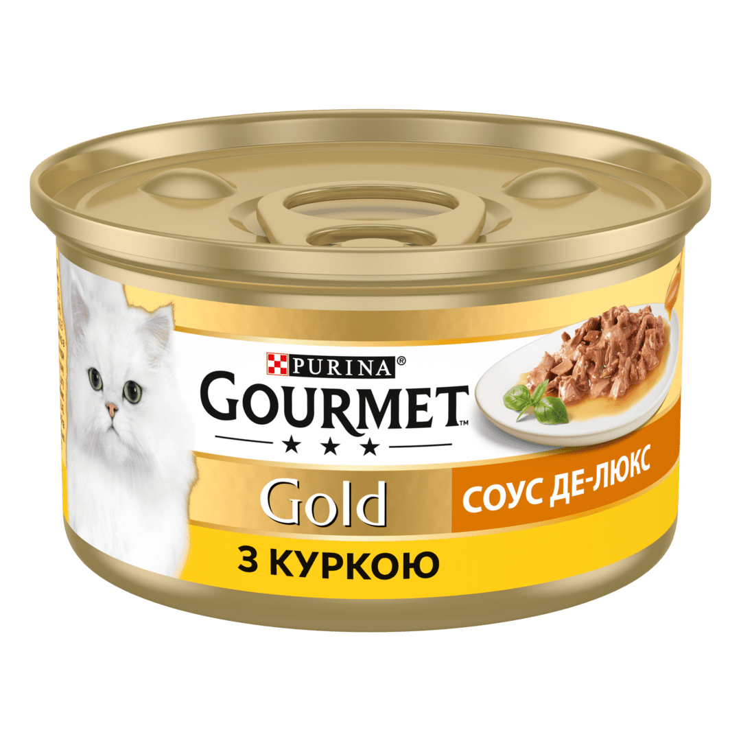 Корм для котов Gourmet Gold Соус Де-Люкс курица 85 гр