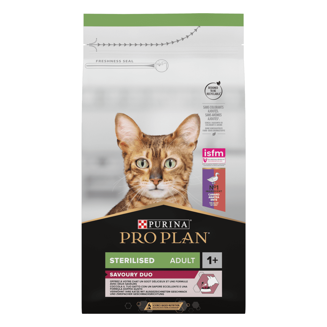 PROPLAN STERILISED ADULT 1,5kg для кошек утка печень
