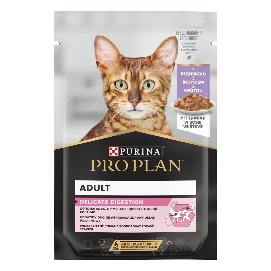 Proplan Delikat для котів індюшка 85 гр
