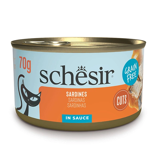 Schesir Grill САРДИНА (Sardines) консерви для котів, банка. 70г